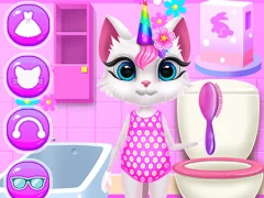 Игра Kitty Unicorn Daily Care онлайн