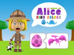 Игра World of Alice Dino Colors онлайн