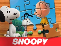 Игра Snoopy Jigsaw Puzzle онлайн