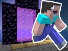 Игра Noob Steve Parkour онлайн