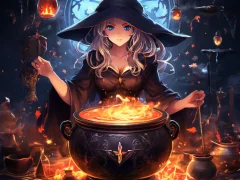 Игра Anime girls Witchcraft онлайн