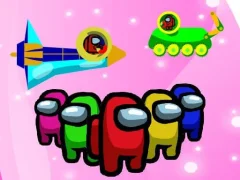 Игра Among Us Color fall онлайн