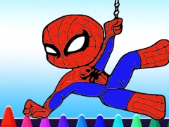 Игра Spiderman Coloring book онлайн