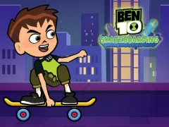 Игра Ben 10 Skateboarding онлайн