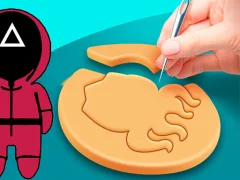 Игра Squid Game cookie Puzzle онлайн