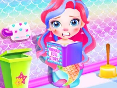 Игра Baby Mermaid Caring Games онлайн