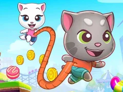 Игра Tom & Angela Jump онлайн