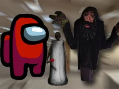 Игра Backrooms Among Us & Rolling Giant онлайн