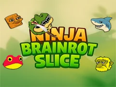Игра Ninja brainrot Slice онлайн