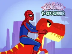 Игра Spiderman T-Rex Runner онлайн