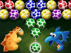 Игра Dino Eggs Bubble Shooter онлайн