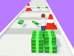 Игра Собери все деньги и разбогатей: Бегун онлайн
