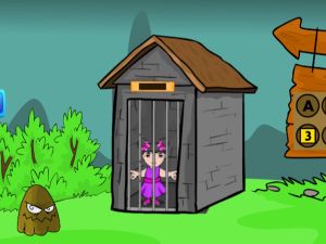 Игра Спасение фиолетовой красавицы онлайн