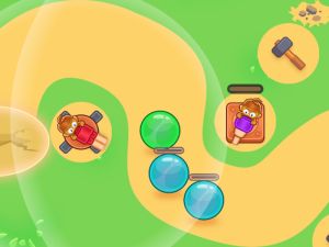 Игра Защита пузыря обезьяны онлайн