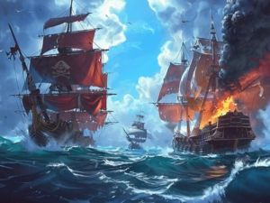 Игра Пиратские корабли: строй и сражайся онлайн