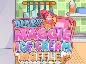 Игра Дневник Мэгги: Вафли с мороженым онлайн