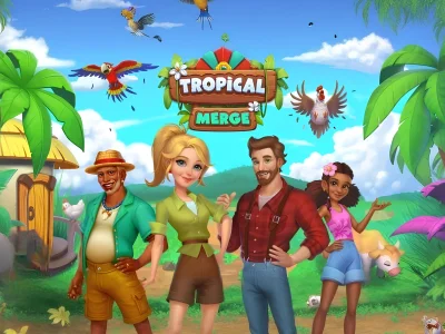 Игра Tropical Merge онлайн