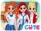 Игра BFF Princess Back To School онлайн