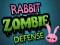 Игра Rabbit Zombie Defense онлайн
