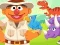Игра 123 Sesame Street: Ernie's Dinosaur Day Care онлайн