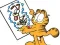 Игра Garfield connects the dots онлайн