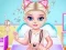 Игра Naughty Baby Elsa's Weekend онлайн
