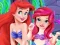 Игра Baby Ariel Treating Cold онлайн