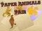 Игра Paper Animals Pair онлайн