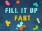 Игра Fill It Up Fast онлайн