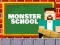 Игра Monster School: Roller Coaster & Parkour онлайн