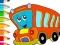 Игра Coloring Book: Bus онлайн