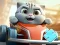 Игра Jigsaw Puzzle: Cat Racing Driver онлайн