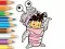 Игра Coloring Book: Monster Costume Girl онлайн