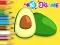 Игра Coloring Book: Avocado Fruit онлайн