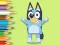 Игра Coloring Book: Happy Bluey онлайн