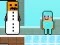 Игра Noob vs Pro Snowman онлайн