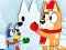 Игра Jigsaw Puzzle: Bluey Christmas Snowman онлайн