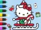 Игра Coloring Book: Hello Kitty Christmas онлайн