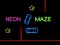 Игра Neon Car Maze онлайн