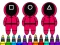 Игра Coloring Book: Squid Game Mask онлайн