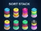 Игра Sort Stack color Hoop Game онлайн
