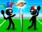 Игра Stickman Sports Badminton онлайн