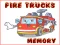 Игра Fire Trucks Memory онлайн