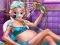 Игра Pregnant Ice Queen Bath Care онлайн