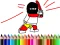 Игра Back To School: Hero Coloring Book онлайн