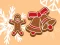 Игра Gingerbreadman Coloring онлайн