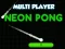 Игра Neon Pong Multi Player онлайн