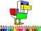 Игра Back To School: Monster Craft Coloring онлайн