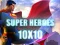 Игра Super heroes 10х10 онлайн