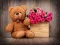 Игра Cute Teddy Bears Puzzle онлайн